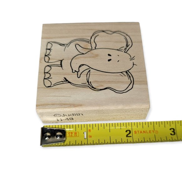 Stamps by Judith & Heather H-48 Medium Facing Elephant Stamp - Picture 5 of 5